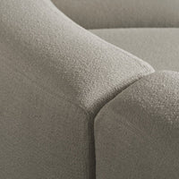 Light gray textured fabric featuring subtle woven patterns for a modern and sophisticated look.