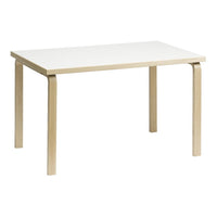 White tabletop with natural wood legs, featuring a minimalist design and smooth finish, perfect for any modern space.