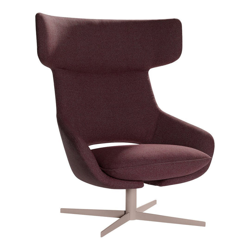 Kalm Comfort Lounge Chair - Metal Base, Swivel
