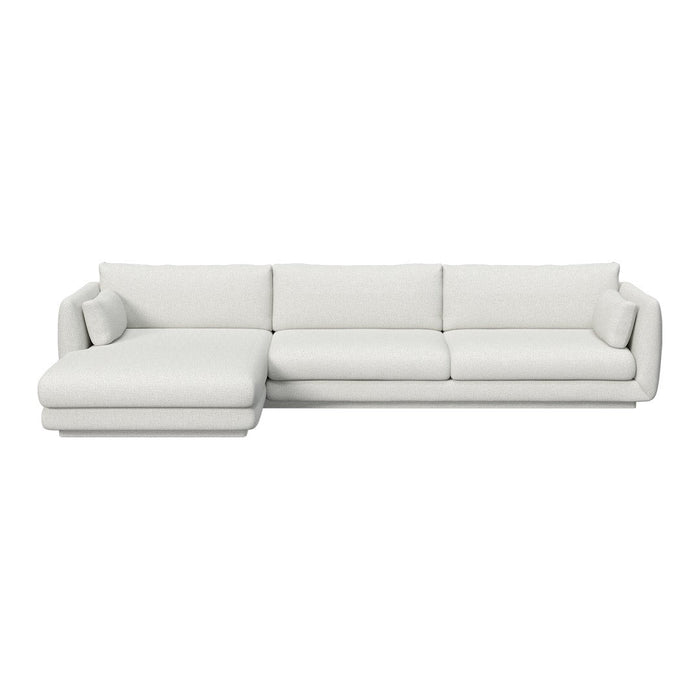 Bloom 3-Seater Sofa w/ Chaise Lounge - Plinth Base