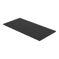 Sleek black rectangular panel with a smooth, matte finish, perfect for modern decor and design applications.