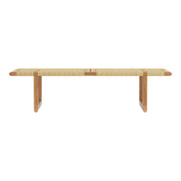 Natural woven pattern with light tan and wooden accents, showcasing a minimalist, earthy aesthetic.