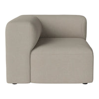 Light beige modular sofa with a smooth, minimalist design and no visible patterns. Ideal for modern spaces.