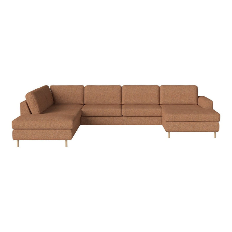 Scandinavia 5-Seater Corner Sofa w/ Chaise & Open End - Left