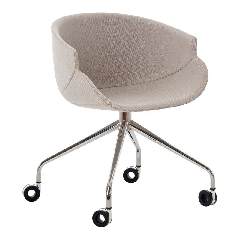 Bix Armchair - 4-Star Swivel Base - Upholstered
