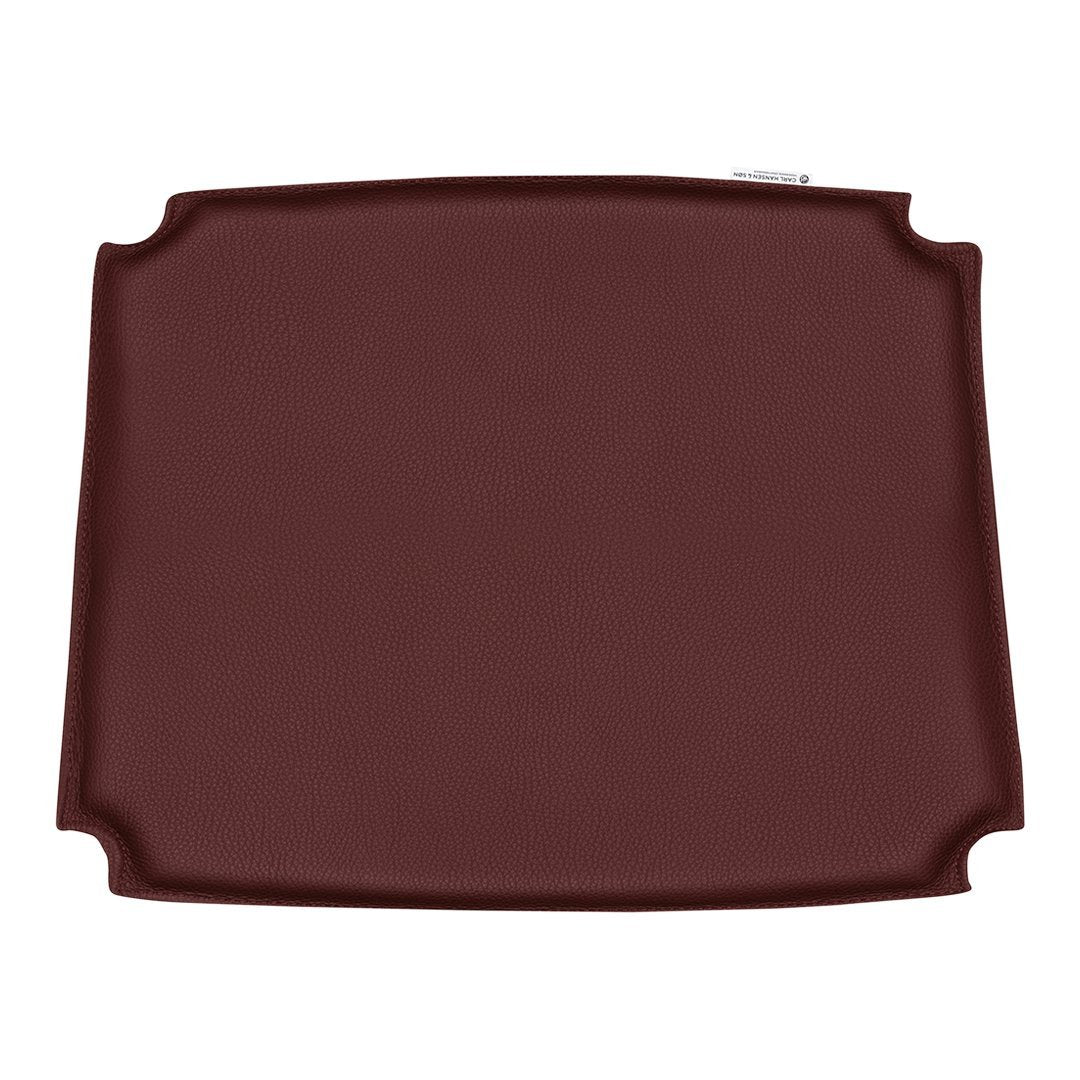Burgundy rectangular tray with smooth, matte finish and elegant scalloped edges. Ideal for stylish tabletop displays.