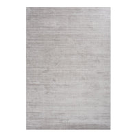 Light gray textured rug with subtle linear patterns, ideal for modern decor.