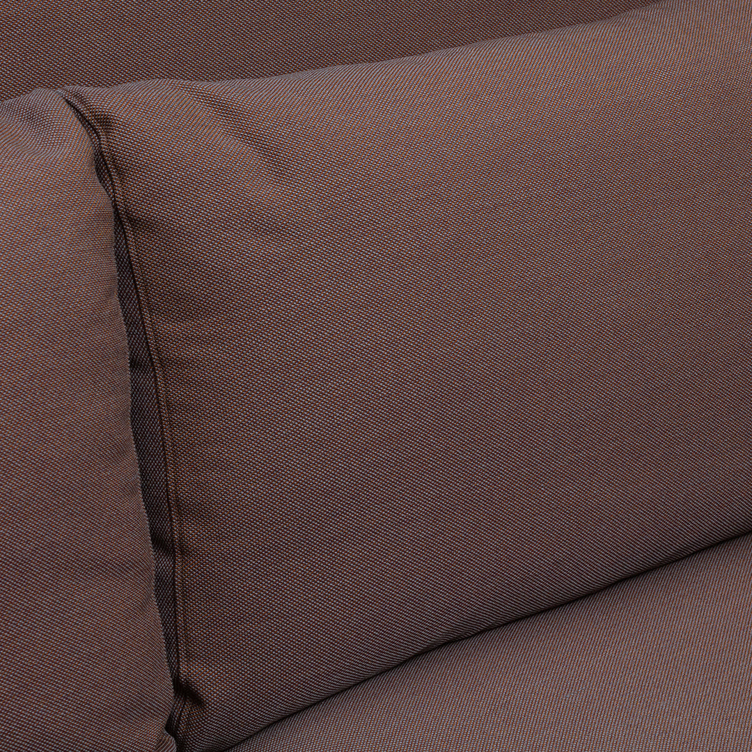 Brown fabric sofa cushion with subtle texture and clean lines, ideal for modern living spaces.