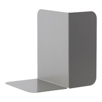 Sleek gray bookend with a modern, minimalist design and smooth, matte finish. Perfect for organizing books stylishly.