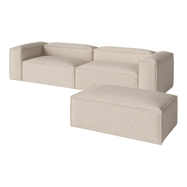 Cosima 2-Seater Sofa - Large w/ Pouf