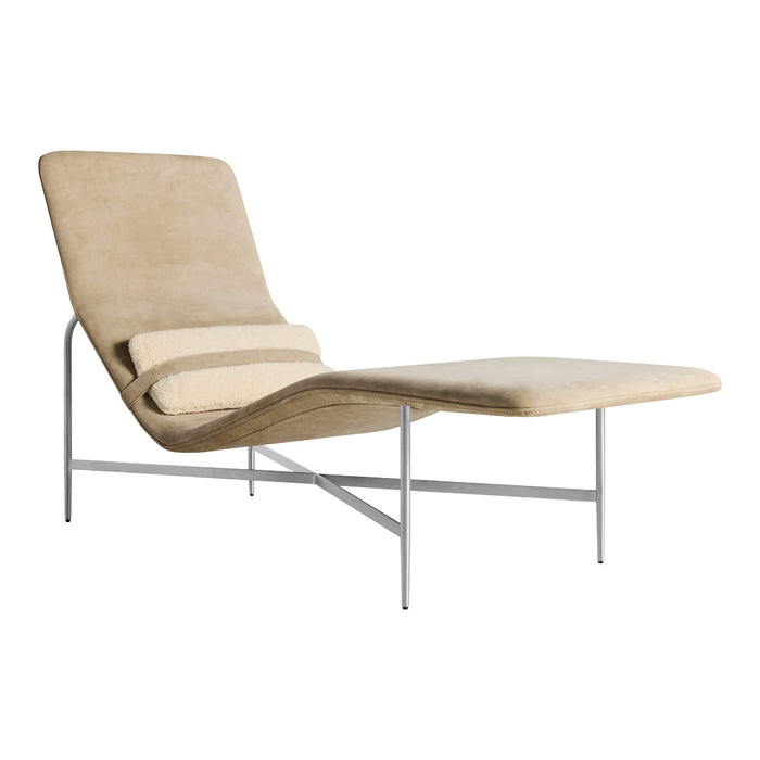 Deep Thoughts Leather Chaise Lounge Chair