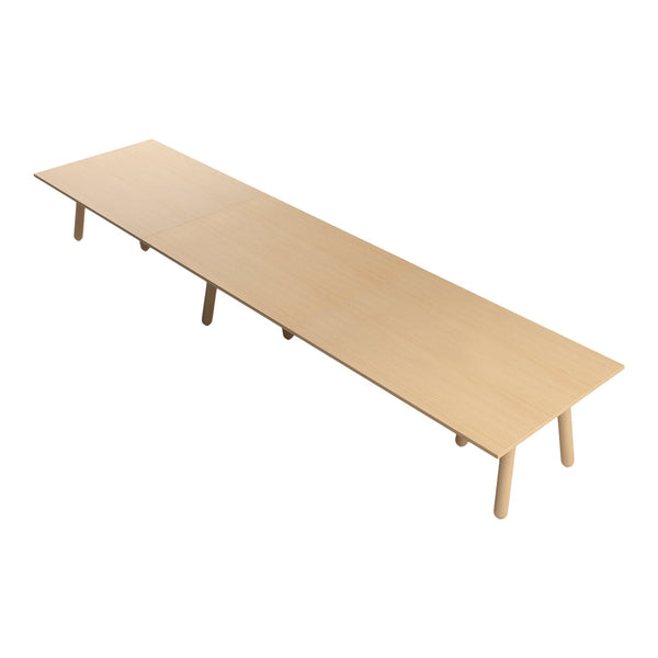 Beech Connect 71 Rectangle Table - Two-Piece Top