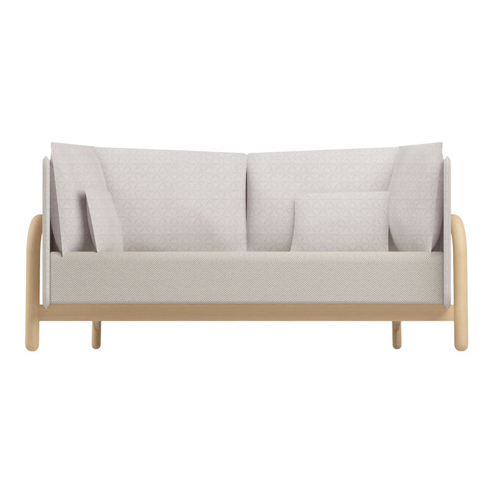 Beech Private Bench Sofa - Low Back