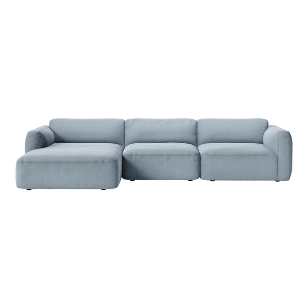 Develius Mellow Models E & F - 3-Seater Sofa w/ Chaise