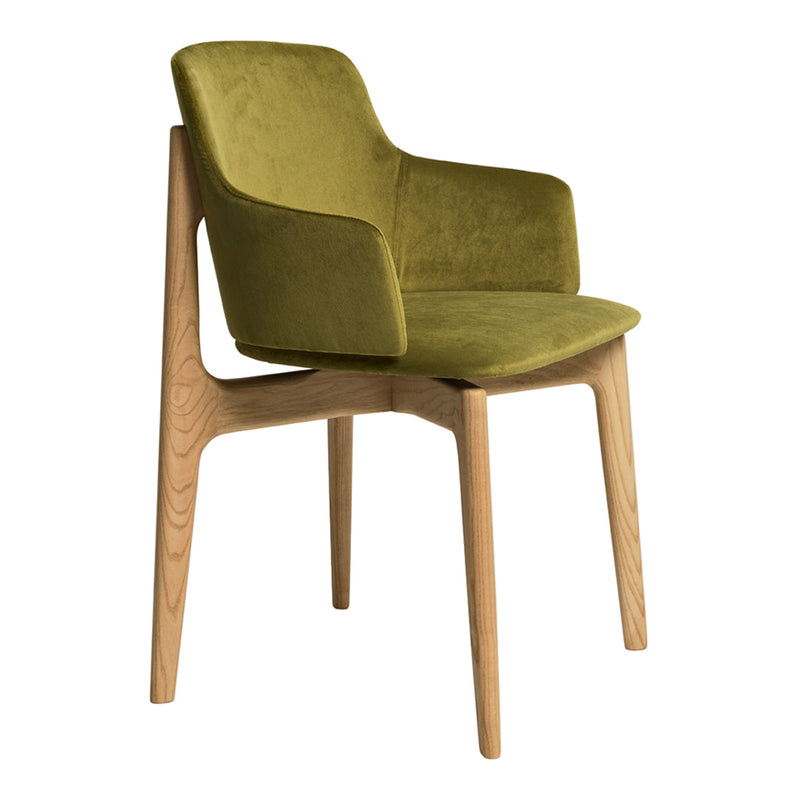 Egadi 02 Dining Armchair - Upholstered Seat & Back