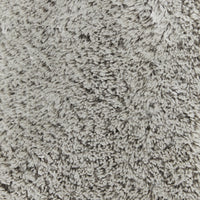Soft gray shag carpet with a plush, textured pattern, ideal for modern home decor.