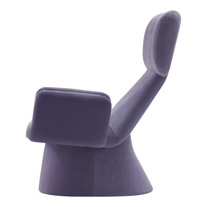 Elle Wing Armchair w/ Upholstered Base