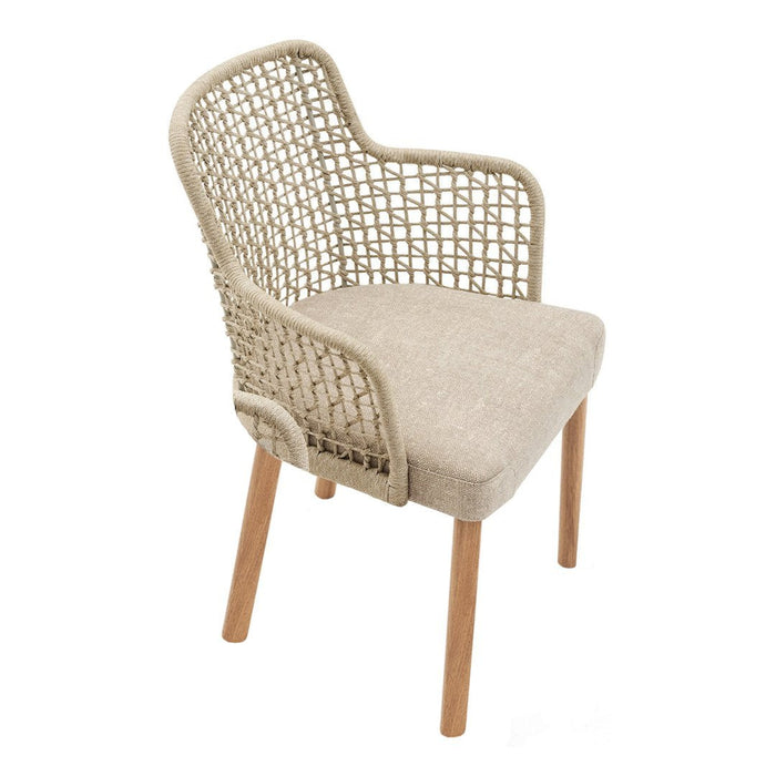 Emma Armchair 23614 - Wood Base
