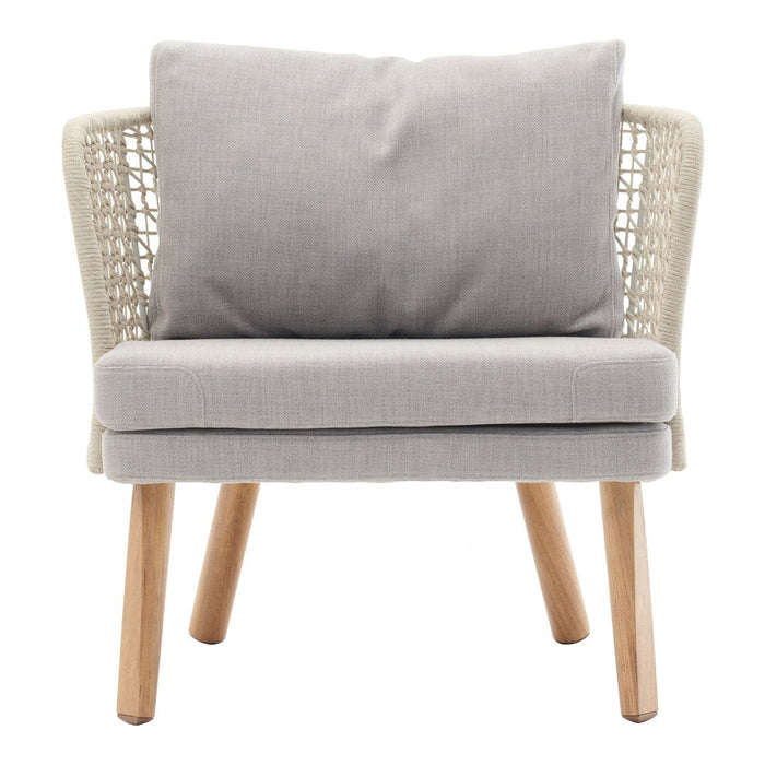 Emma Lounge Armchair 23621 - Wood Base