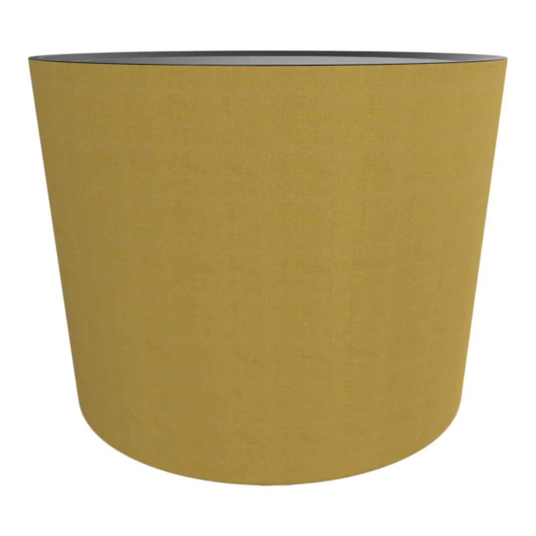 "Yellow textured planter with a matte finish and black interior for modern decor."