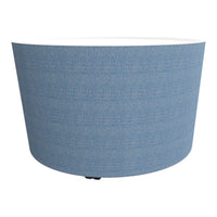 Light blue cylindrical planter with a subtle textured pattern, perfect for indoor decor.