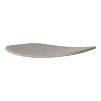 Gray, sleek surface with a smooth, curved design, adding a modern touch to any space. Perfect for contemporary decor.