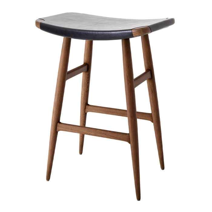 Freja Counter Stool - Leather Seat