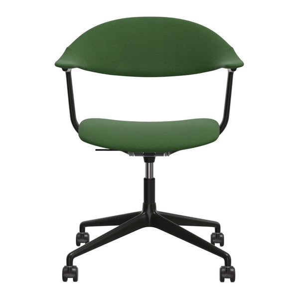 Mynt Chair - Fully Upholstered - Wood Shell - 4-Star Base w/ Casters