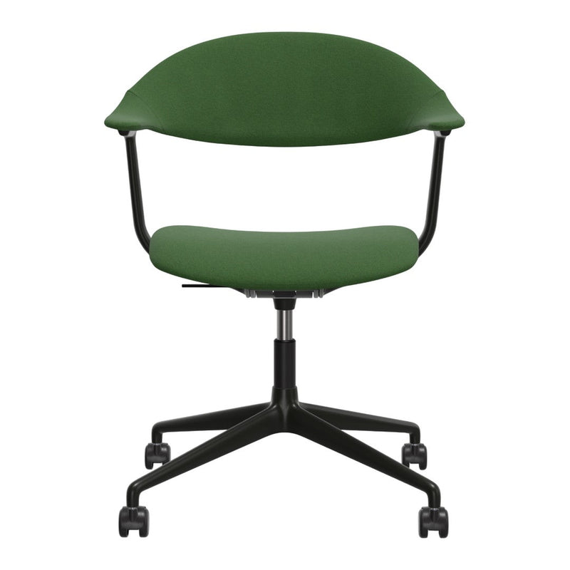 Mynt Chair - Fully Upholstered - Wood Shell - 4-Star Base w/ Casters