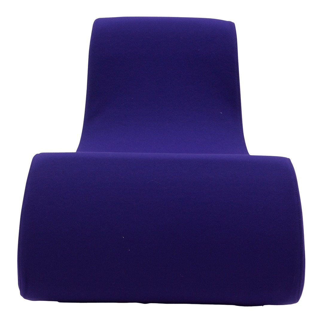Solid deep purple foam support pillow with a sleek, minimalist design. Ideal for comfort and style.