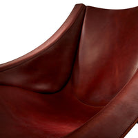 Rich, deep brown leather with a smooth, sleek texture and subtle variations in hue. Perfect for modern decor.