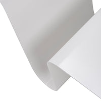Smooth, glossy white roll with a sleek finish, showcasing a minimalistic and modern design. Perfect for various projects.