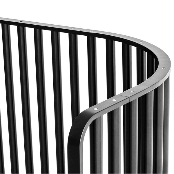 Screen Tubes Left L-Shape Room Divider