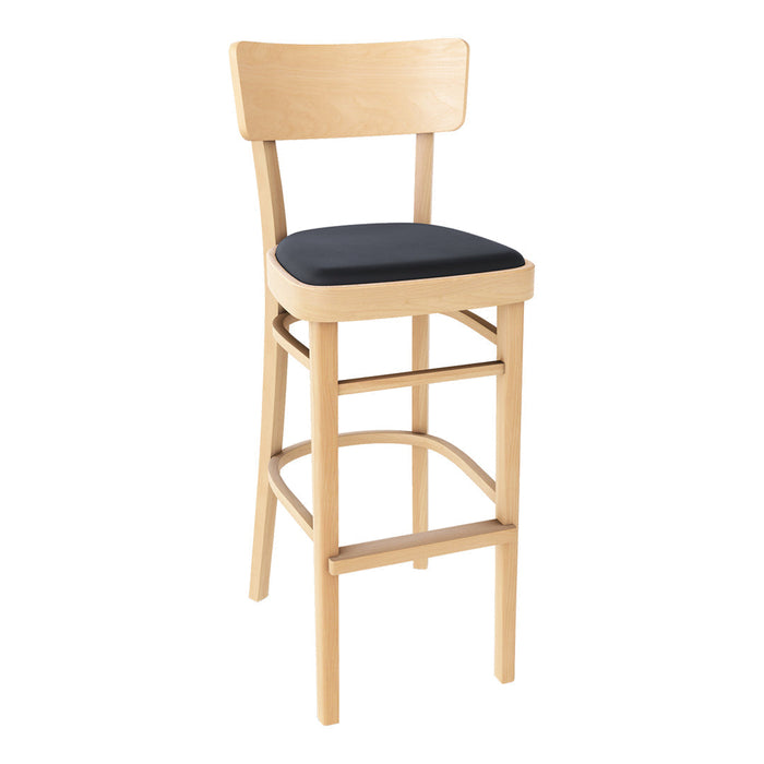 Ideal Barstool - Seat Upholstered - Beech Frame