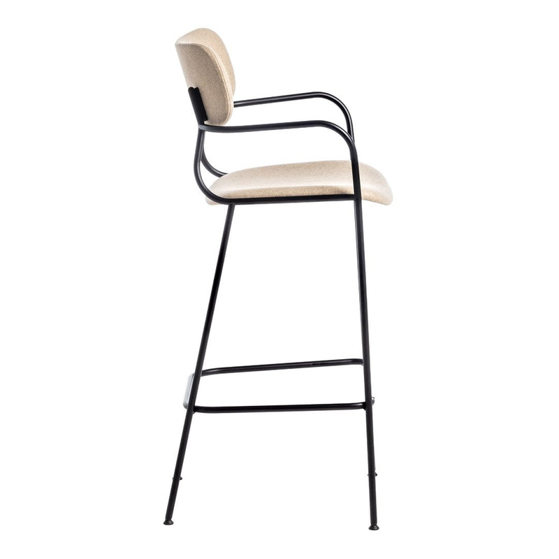 Kiyumi Bar Stool - Upholstered