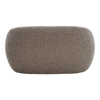 Brown textured pillow with a subtle, flecked pattern, perfect for adding warmth to any decor.
