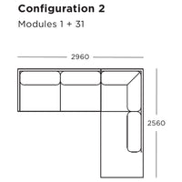 L-shaped sectional sofa design in neutral tones, featuring a sleek, modern silhouette with minimalistic detailing.
