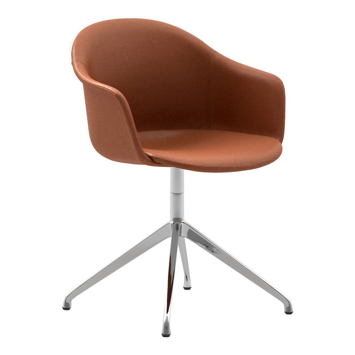Mani Armshell Armchair - Spider Base - Upholstered