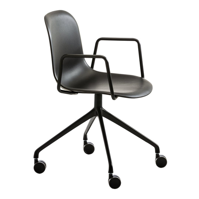 Mani Plastic Armchair - 4-Star Base w/ Casters