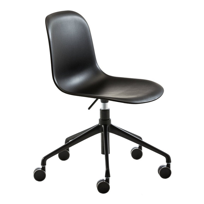 Mani Plastic Chair - 5-Star Swivel Base w/ Gas Lift & Casters