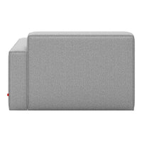 Gray rectangular sofa with a clean, minimalist design and subtle texture. Perfect for modern decor.