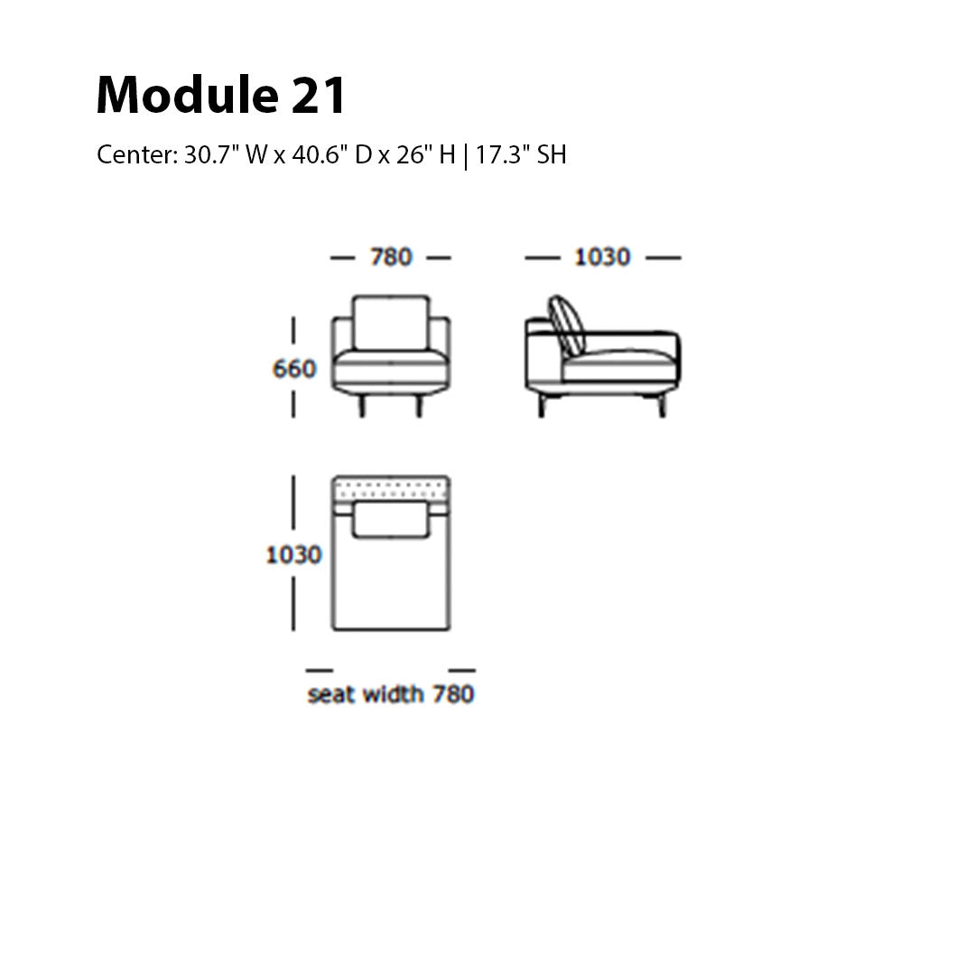"Stylish modular seating in soft gray upholstery with a contemporary minimalist design."