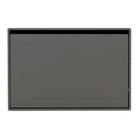 Sleek gray rectangular tray with a clean, smooth surface and black border. Ideal for modern decor.
