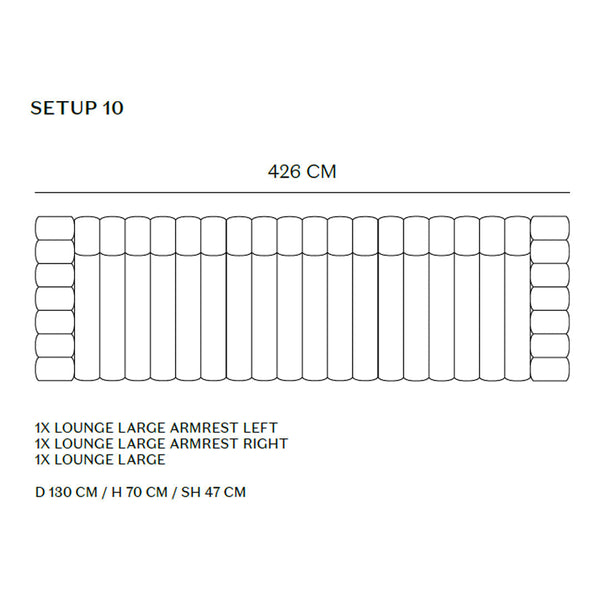 Studio Modular Sofa - Setup 10