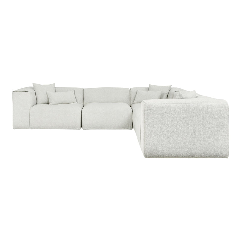 Nest Modular L-Shaped 5-Piece Corner Sectional Sofa