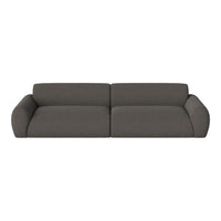 Gray textured sofa with subtle striped pattern, offering a modern and versatile look. Perfect for any living space.