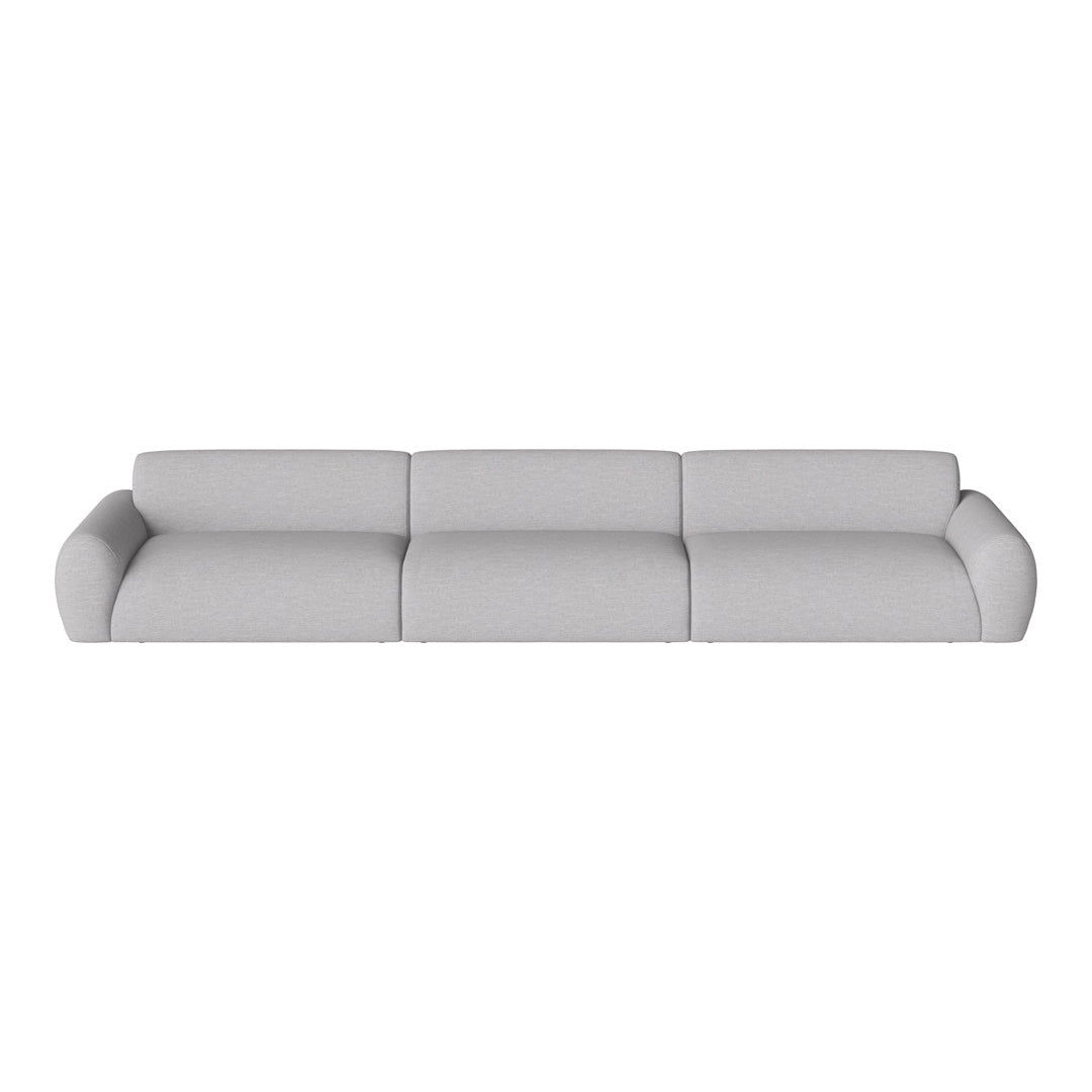 Light gray, modern sofa with subtle texture and a clean, minimalist design. Perfect for contemporary living spaces.