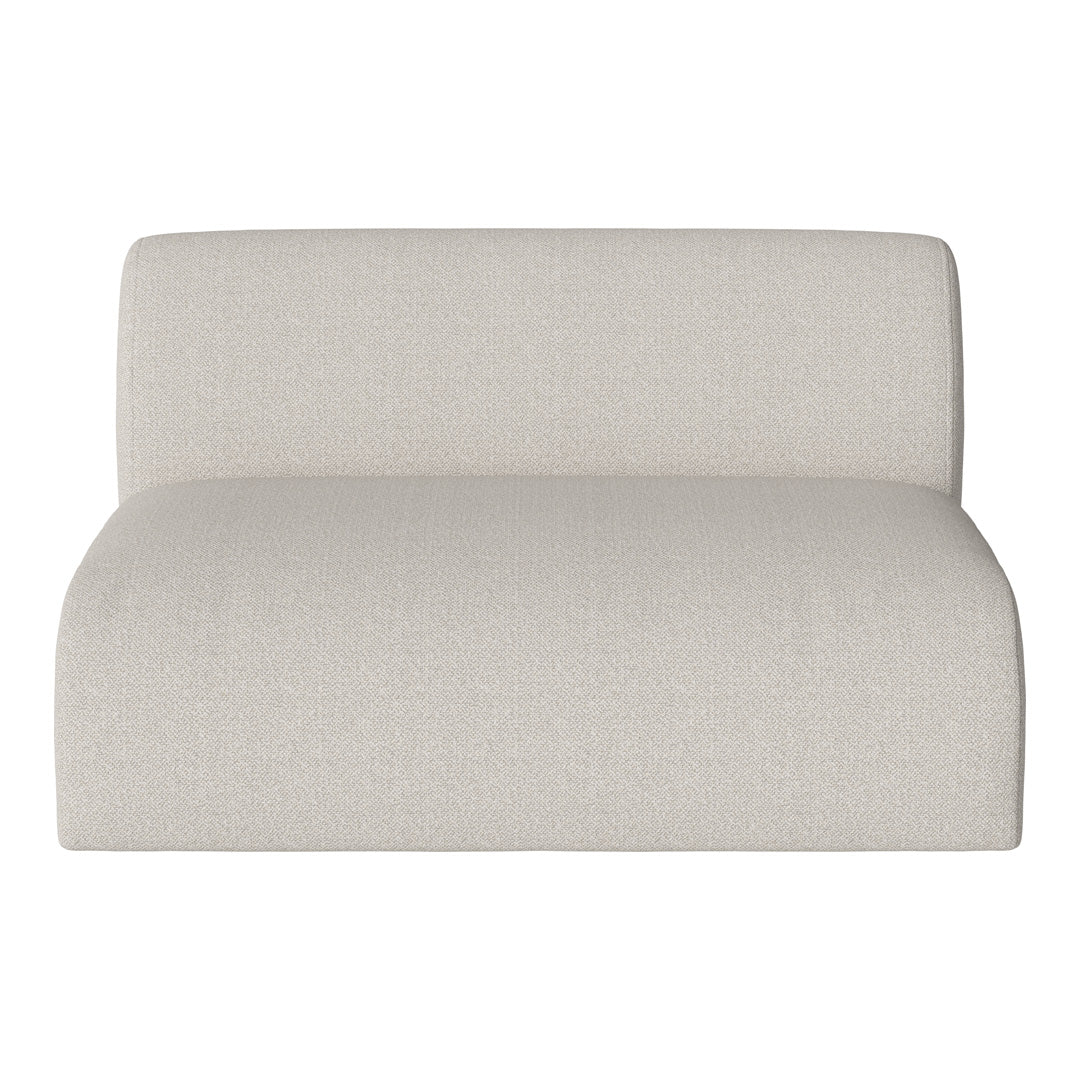 Neutral beige upholstered accent chair with subtle textured pattern, perfect for modern decor.