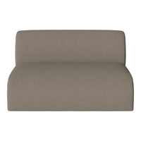 Modern taupe sofa seat with a textured, subtle pattern, ideal for contemporary decor.