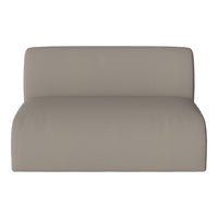 Textured light taupe sofa with a minimalist design, perfect for modern living spaces. 